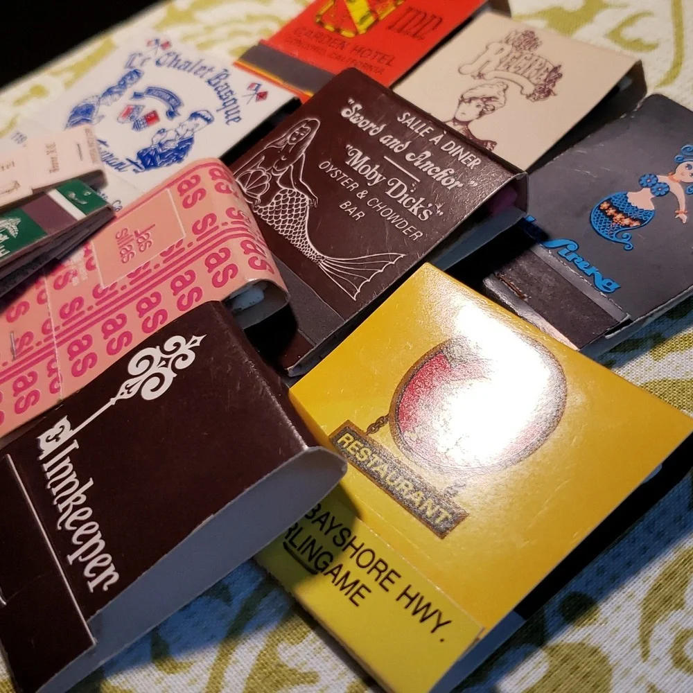 Restaurant advertising matchbooks 20 vtg